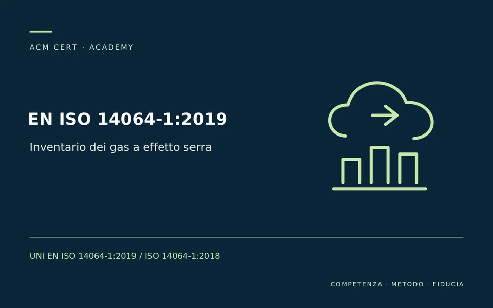 EN ISO 14064-1:2019 — Inventario dei gas a effetto serra; UNI EN ISO 14064-1:2019 / ISO 14064-1:2018